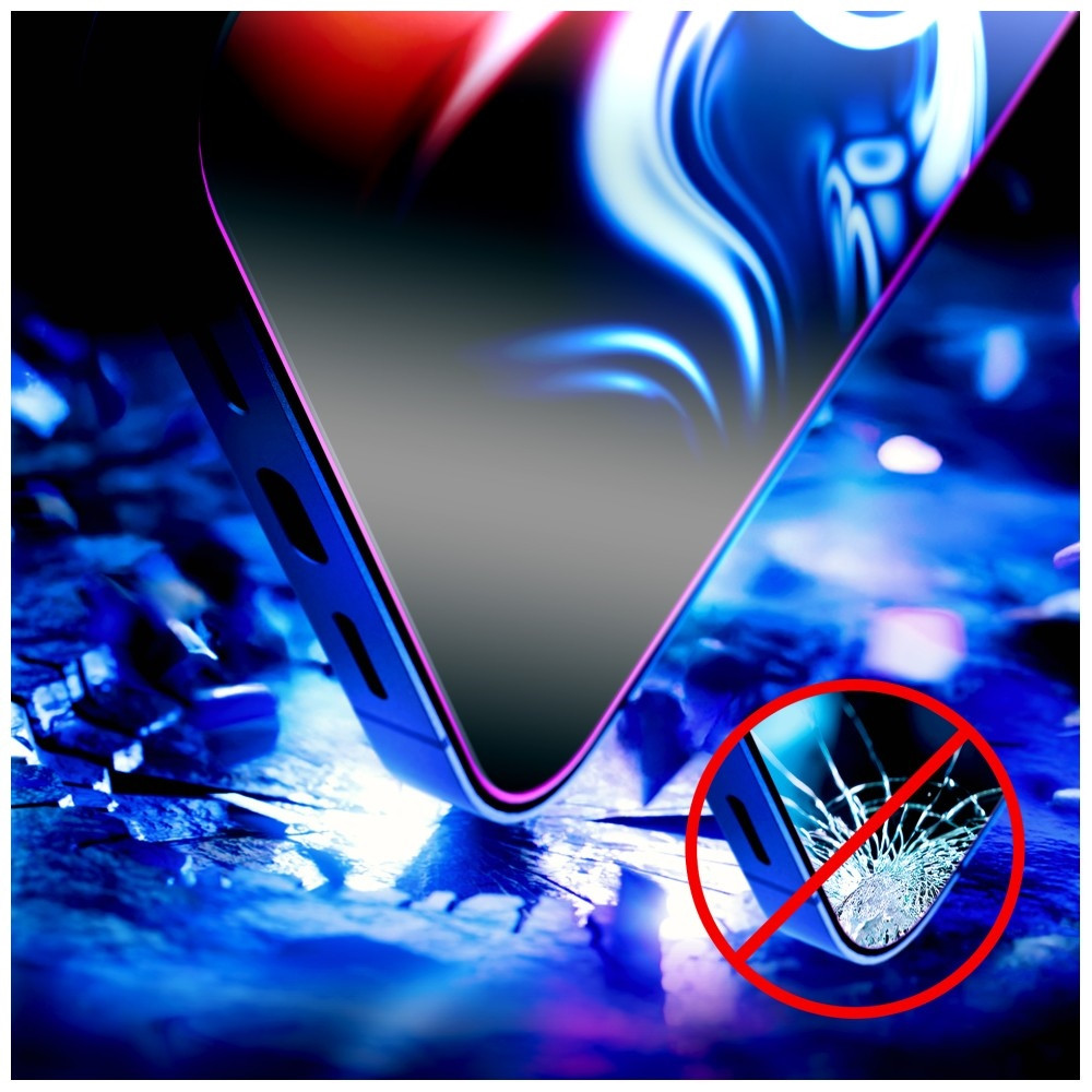 Szkło hartowane 3MK HardGlass Max z aplikatorem do Apple iPhone 13 / 13 Pro / 14 / 16e / 17e czarny
