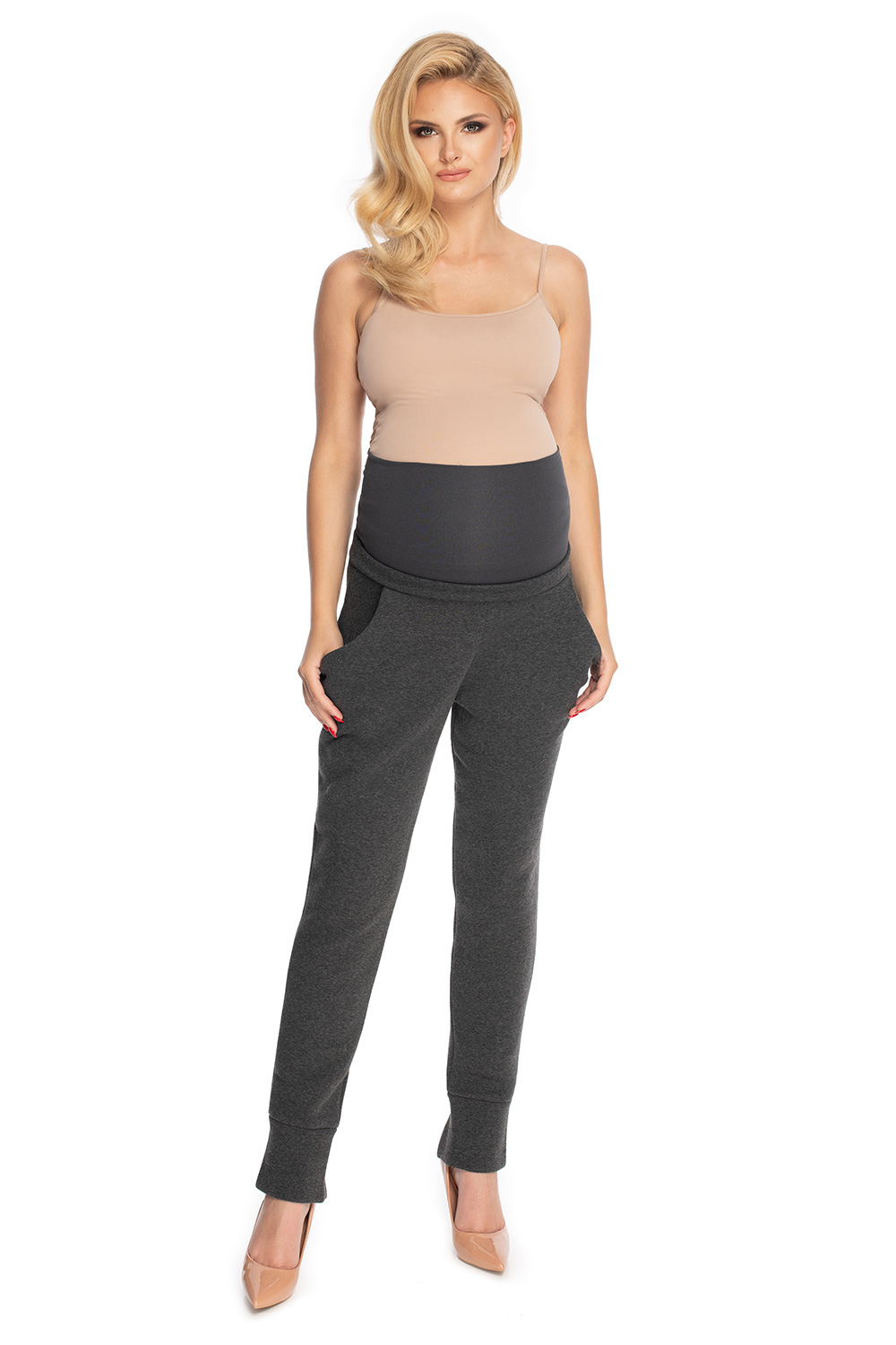  Women trousers model 147524 PeeKaBoo  grey