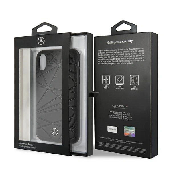 Etui Mercedes MEPERHCI61QGLBK iPhone XR czarny/black hardcase Twister
