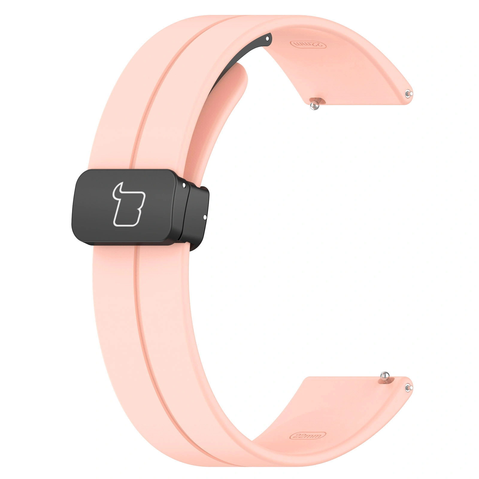 Bizon Strap Watch Silicone 22 mm pink