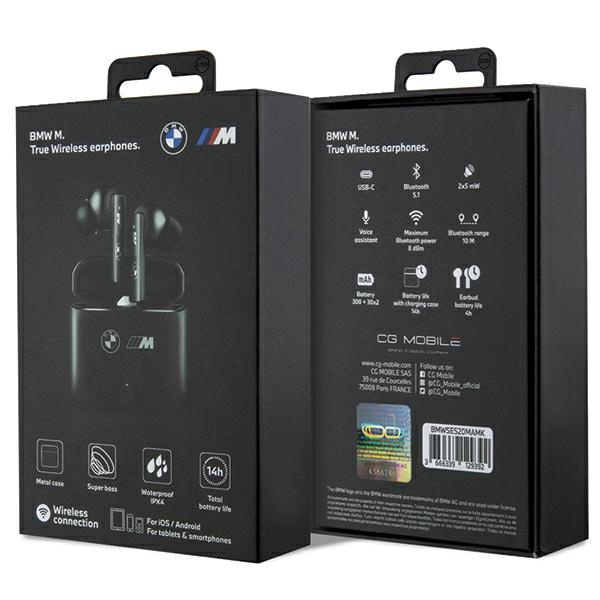 BMW BMWSES20MAMK TWS Earphones Bluetooth black M Collection