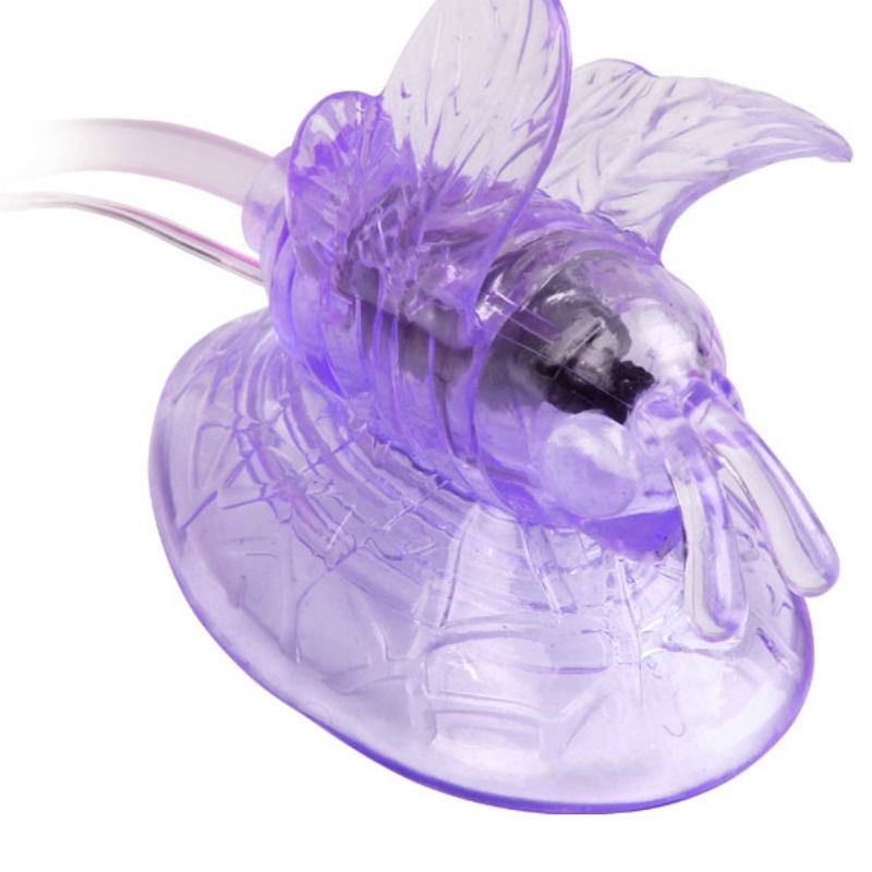 VIBRATING BUTTERFLY WITH REMOTE CONTROL PURPLE