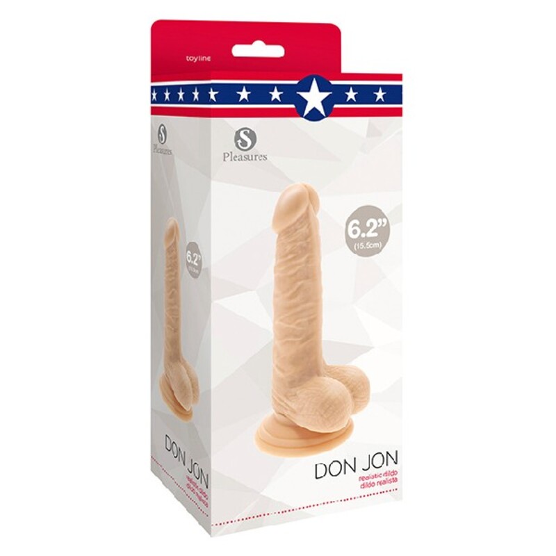 Dildo S Pleasures Don Jon Beige (Ø 3,6 cm)