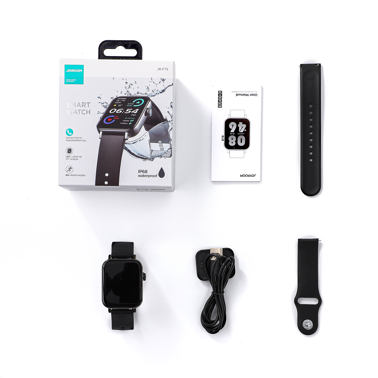 Smartwatch Joyroom JR-FT5 Fit-Life Series IP68 black