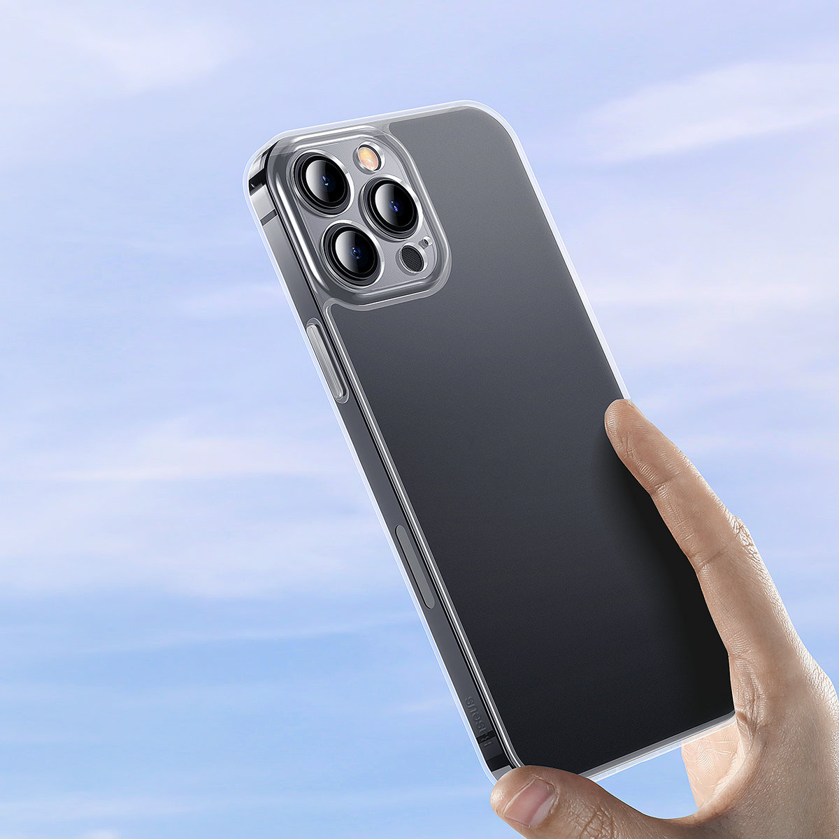 Baseus Frosted Glass Apple iPhone 13 Pro clear