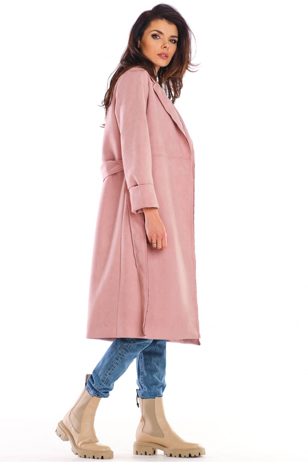  Coat model 158740 awama  pink