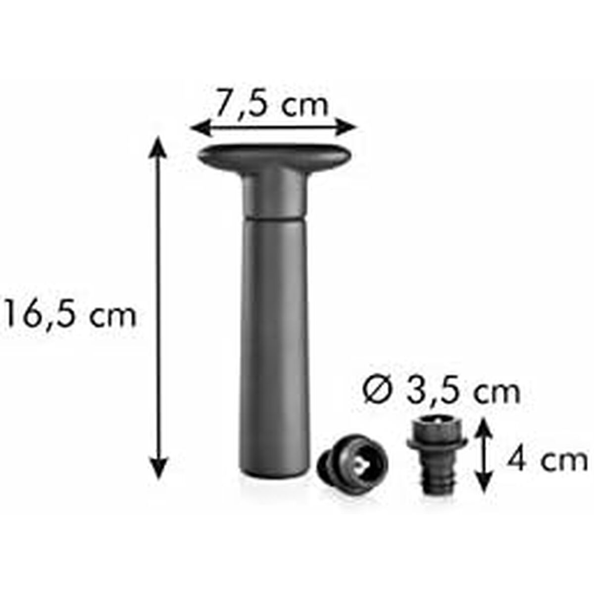 Void pump Tescoma Red Plastic 2 Pieces (2 Units) Void pump Tescoma Red Plastic 2 Pieces (2 Units)