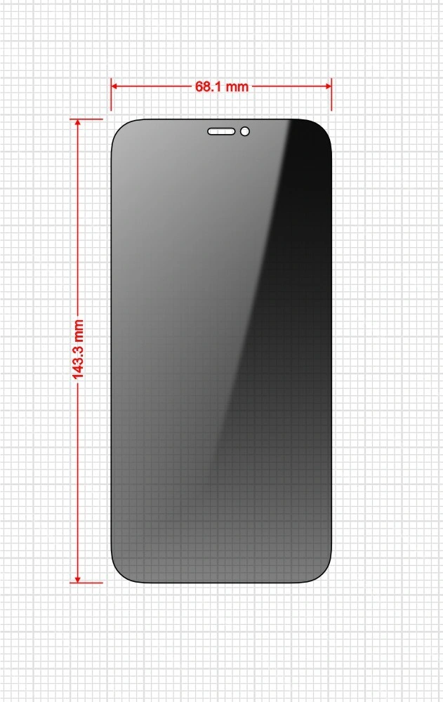 GrizzGlass SecretGlass Easy Apple iPhone 12 Pro [2 PACK]