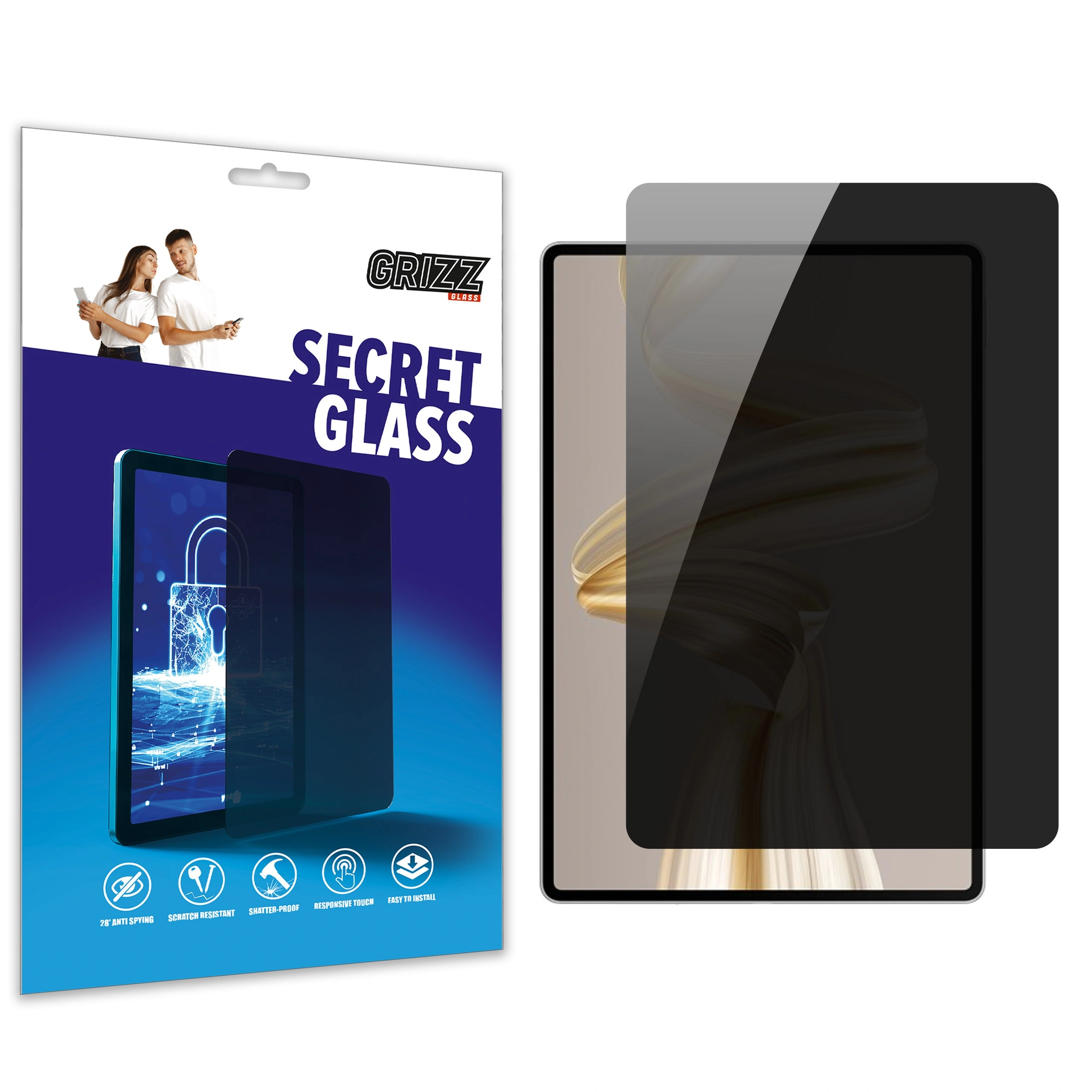 GrizzGlass SecretGlass privacy glass for Huawei MatePad Pro 12.2" 2024