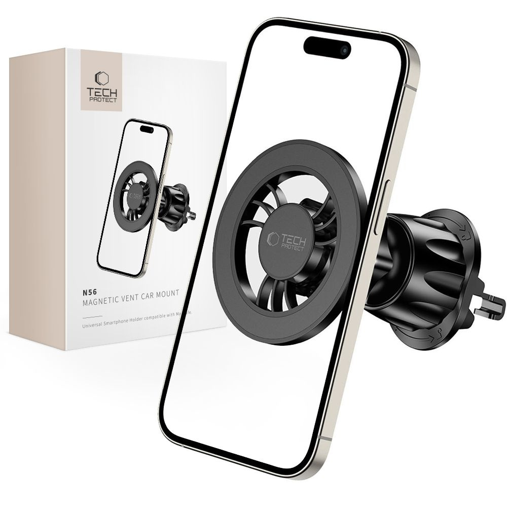 Tech-Protect N56 Magnetic Magsafe Vent Car Mount Black