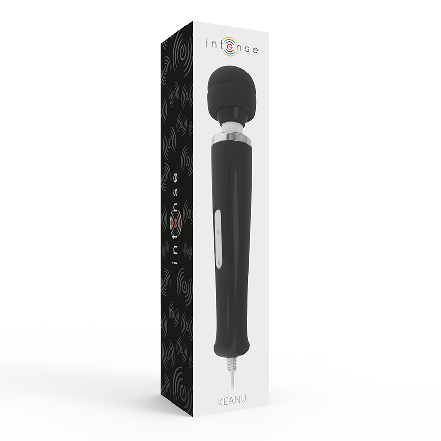 INTENSE KEANU VIBRATING POWER  WAND BLACK