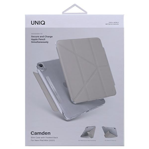 UNIQ Camden Apple iPad mini 2021 6 Gen fossil grey Antimicrobial