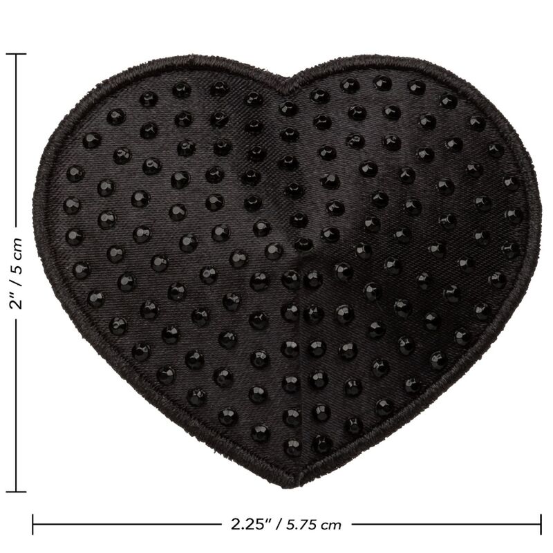 RADIANCE - HEART-SHAPED JEWEL NIPPLE SHIELDS