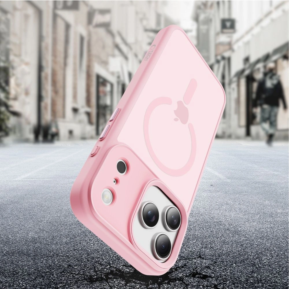 Etui Tech-Protect MagMat MagSafe do Apple iPhone 17 Pro Max Matte Pink