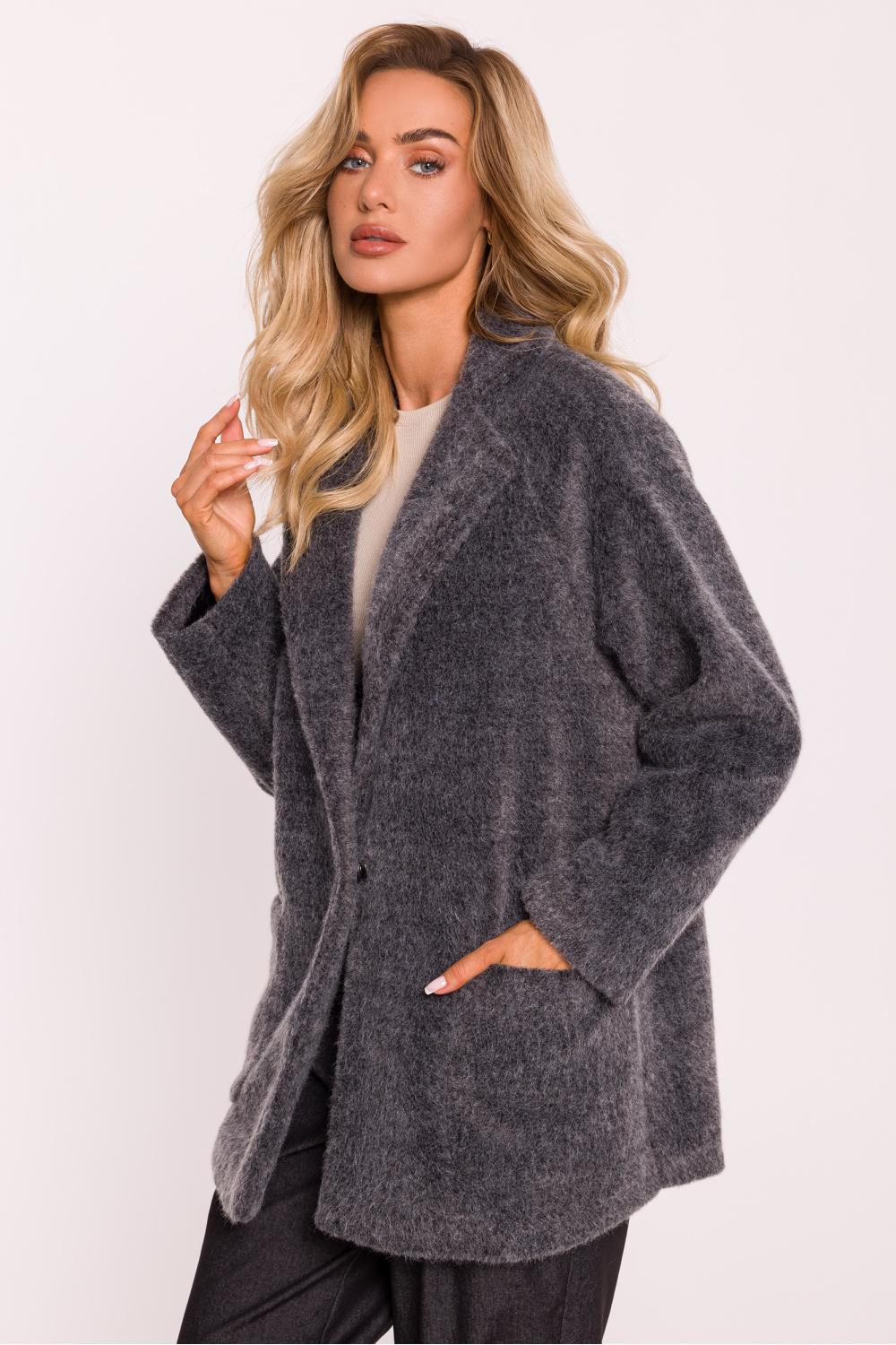  Coat model 199652 Moe  grey