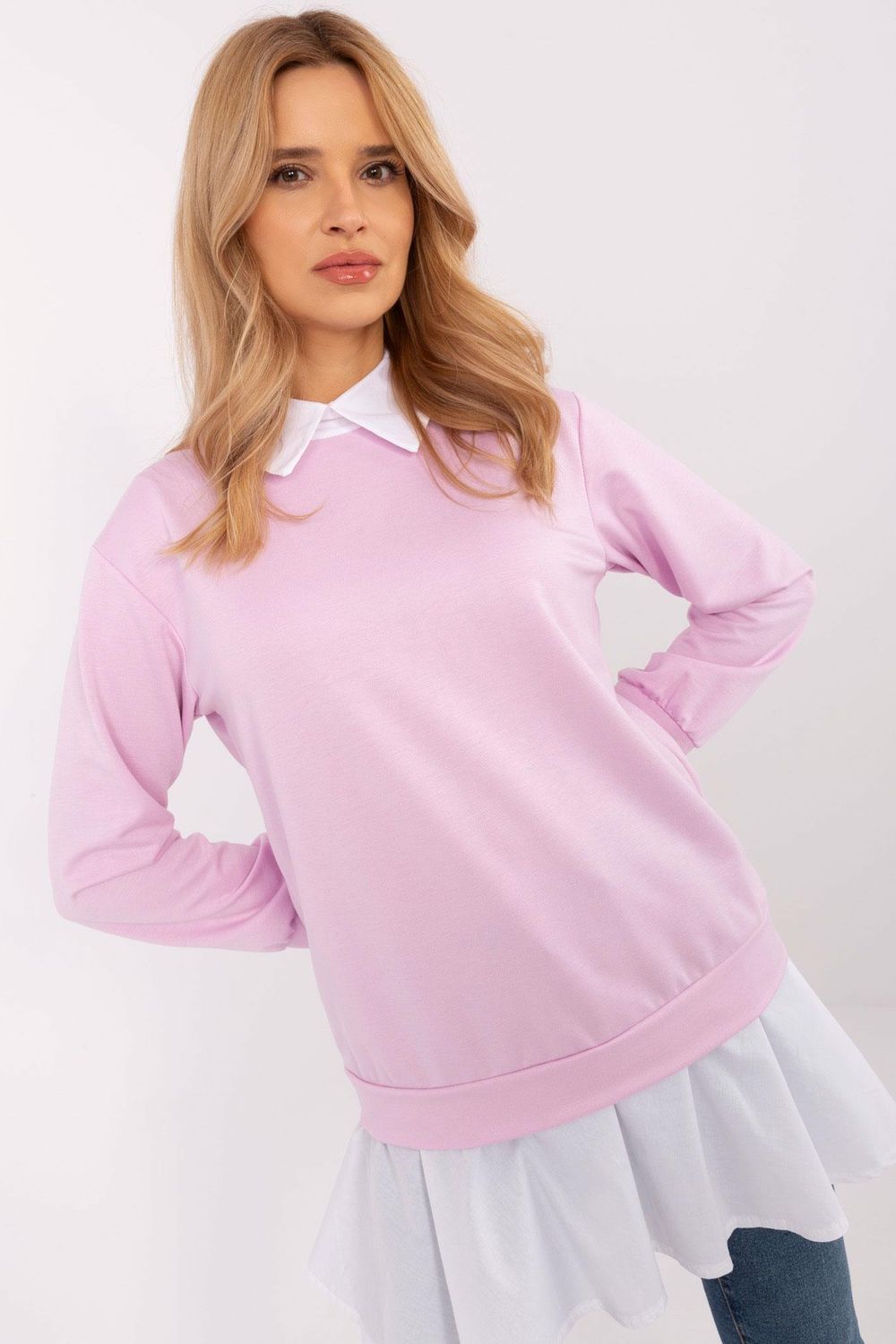  Blouse model 208153 Italy Moda  violet