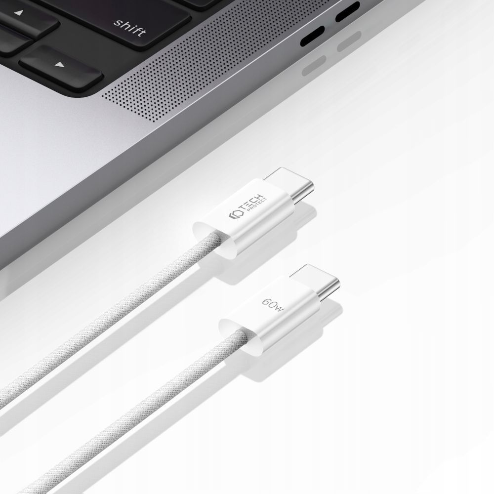 Tech-Protect Ultraboost Classic cable USB-C / USB-C PD 60W 3A 100cm White