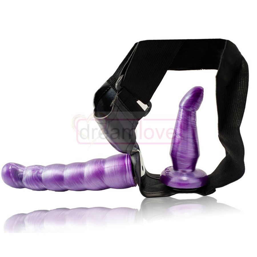 ULTRA HARNESS FEMALE ANAL AND VAGINAL PURPLE