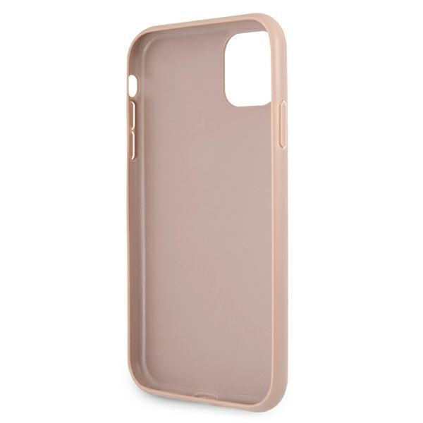 Guess GUHCN614GMGPI Apple iPhone 11 pink hardcase 4G Big Metal Logo