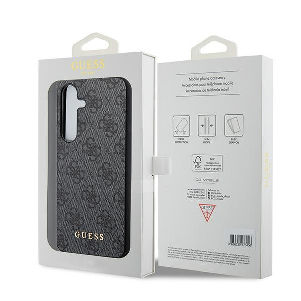 Guess GUOHCSA35G4GFGR Samsung Galaxy A35 hardcase 4G Metal Gold Logo black