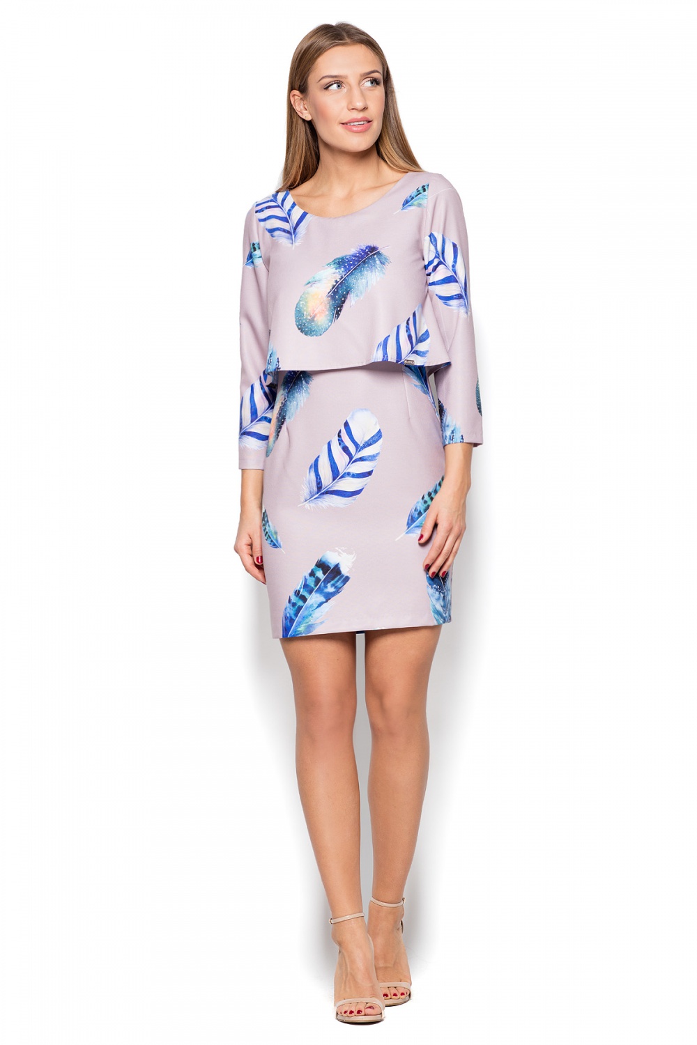 Alltagskleid model 76968 Katrus beige Damen