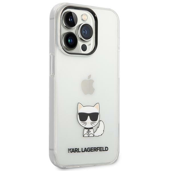 Karl Lagerfeld KLHCP14XCTTR Apple iPhone 14 Pro Max hardcase transparent Choupette Body