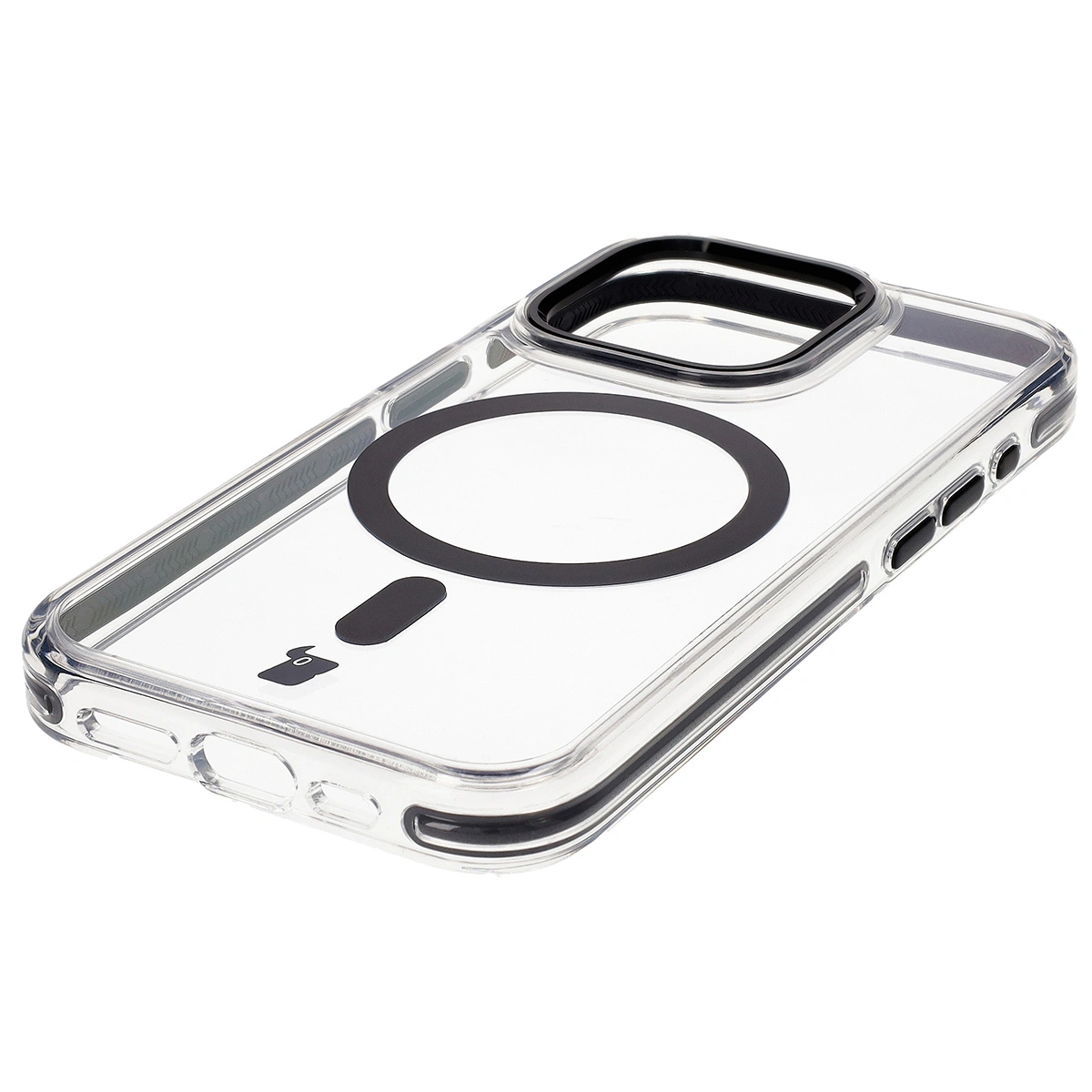 Bizon Case Marco Apple iPhone 15 Pro clear with black frame