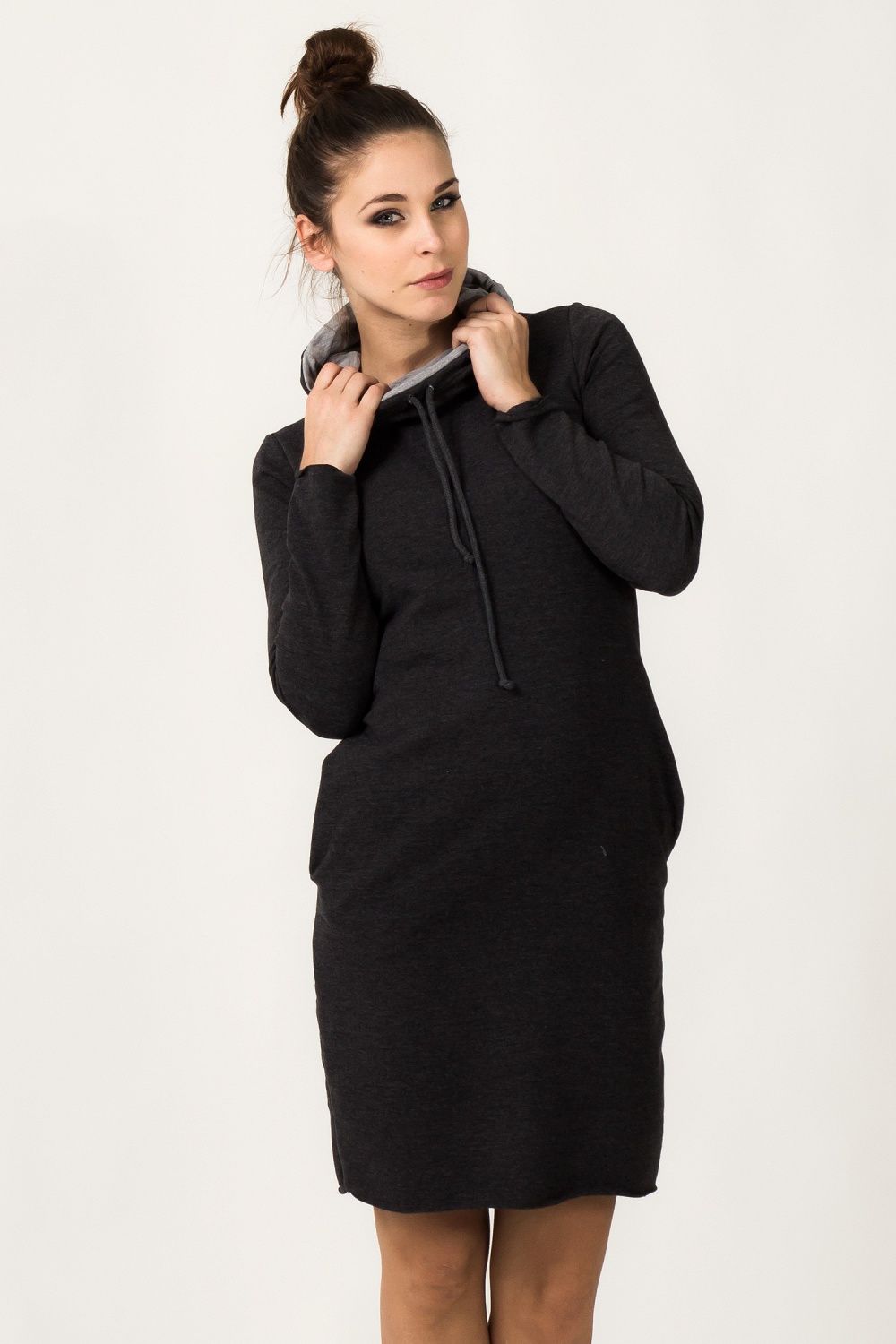 Alltagskleid model 93559 Tessita grau Damen