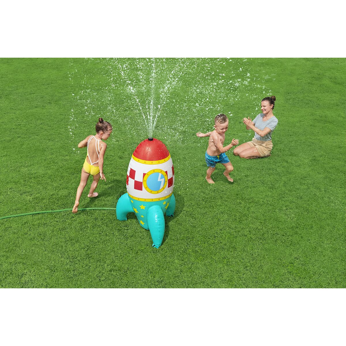 Water Sprinkler and Sprayer Toy Bestway Plastic Spaceship 64 x 61 x 102 cm Water Sprinkler and Sprayer Toy Bestway Plastic Spaceship 64 x 61 x 102 cm