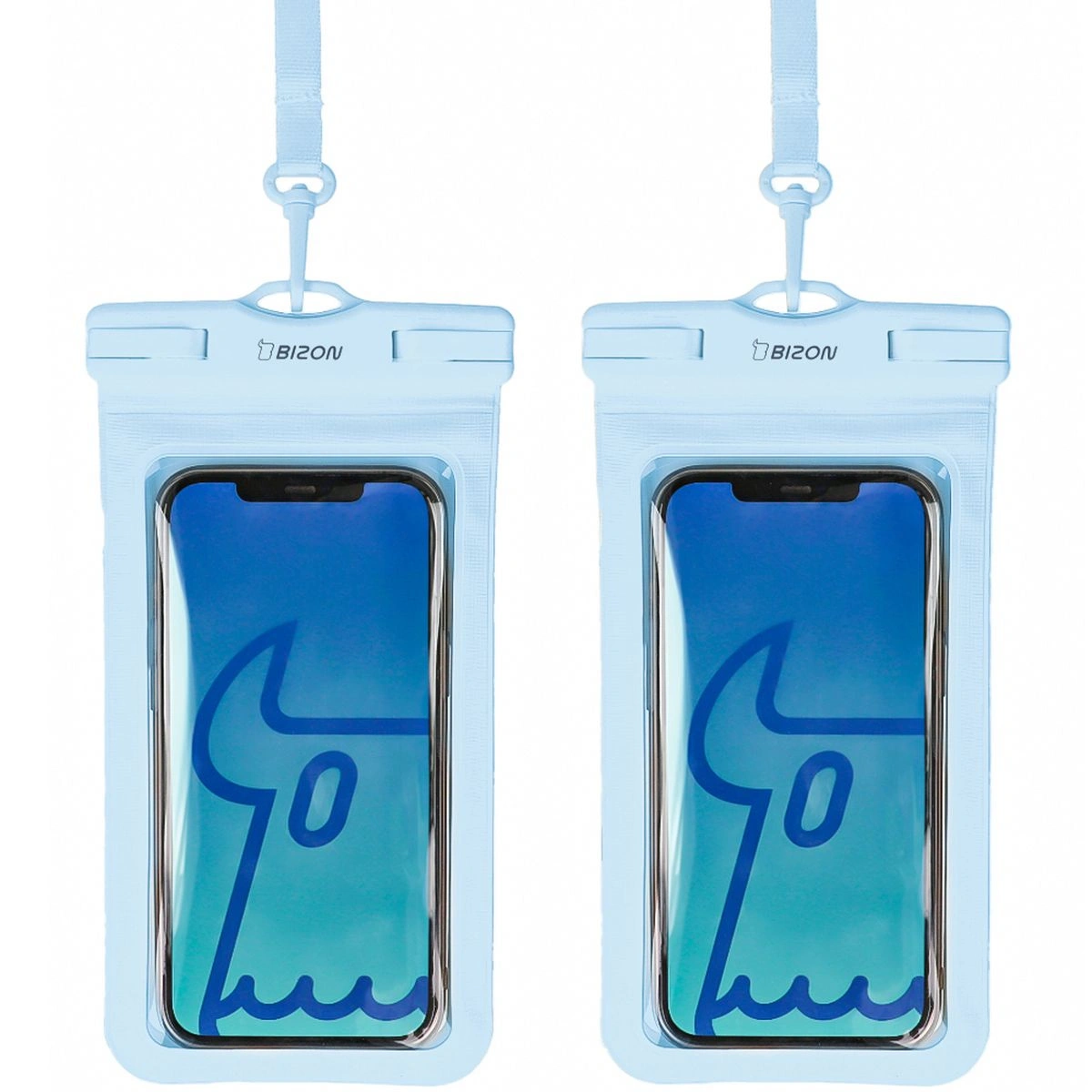 Bizon Case Hydrowrap light blue [2 PACK]