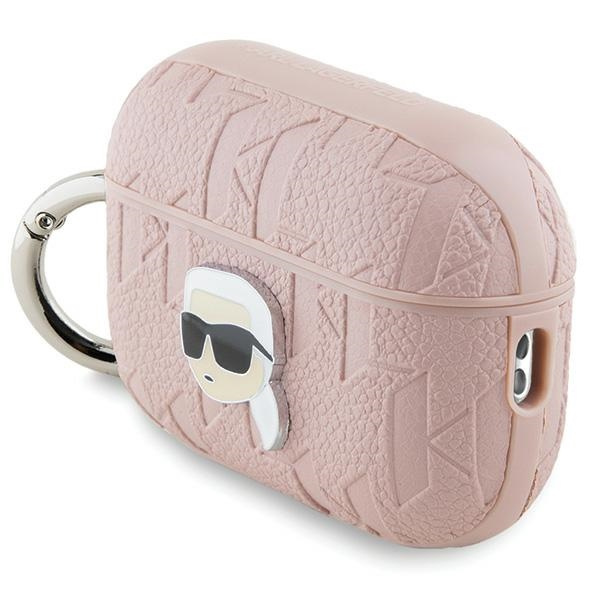 Karl Lagerfeld KLAP2PGKIPP Apple AirPods Pro (2 gen) cover Monogram Karl Head pink