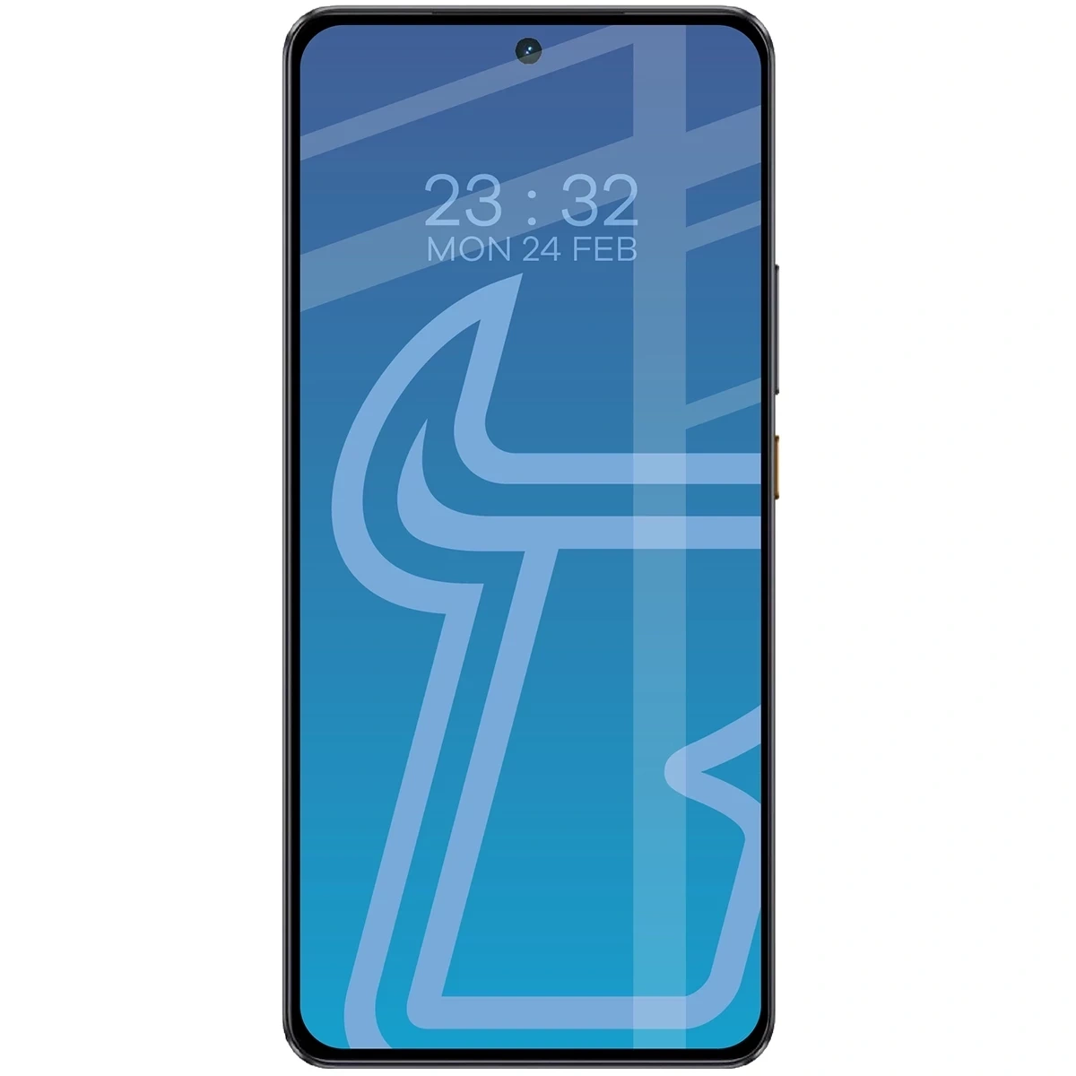 Szkło hartowane Bizon Glass Edge 2 do Realme GT 7 / Realme GT 7T czarna ramka