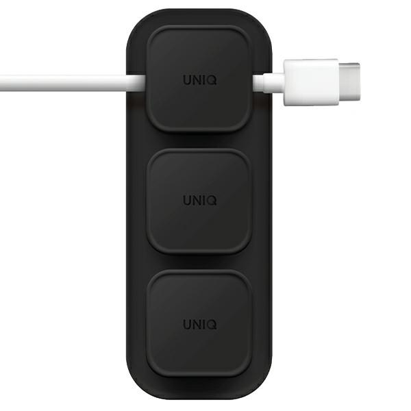 UNIQ Pod Mag to cables + base charcoal dark grey