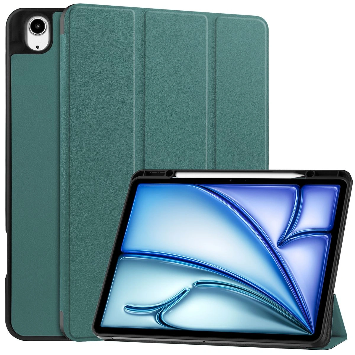 Bizon Case Tab Lizard Apple iPad Air 13" 2024 dark green