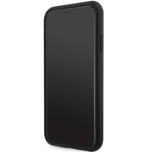 Guess GUHMN61HGCFSEK Apple iPhone 11/XR black hardcase GCube Stripes MagSafe
