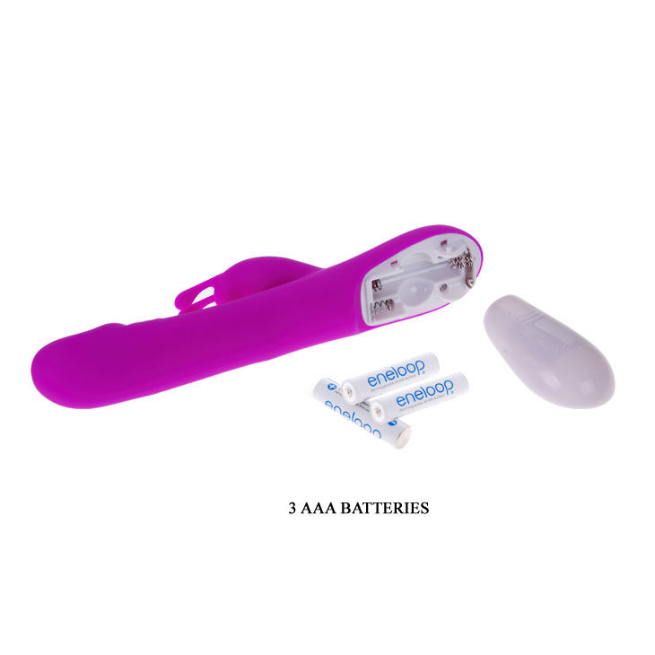 PRETTY LOVE FLIRTATION - ROBERT VIBRATOR WITH CLIT STIMULATION