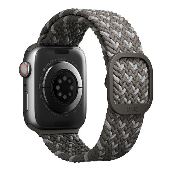 UNIQ Aspen Strap Apple Watch 4/5/6/7/SE 44/45mm Braided DE pebble grey