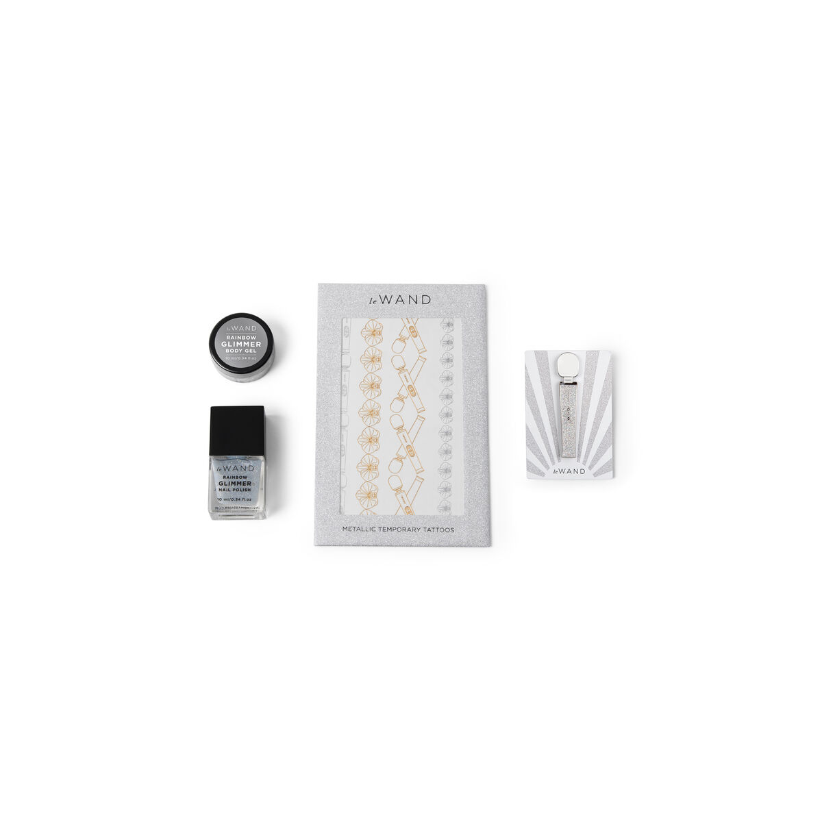 Vibrator Le Wand All That Glimmers Set White Vibrator Le Wand All That Glimmers Set White