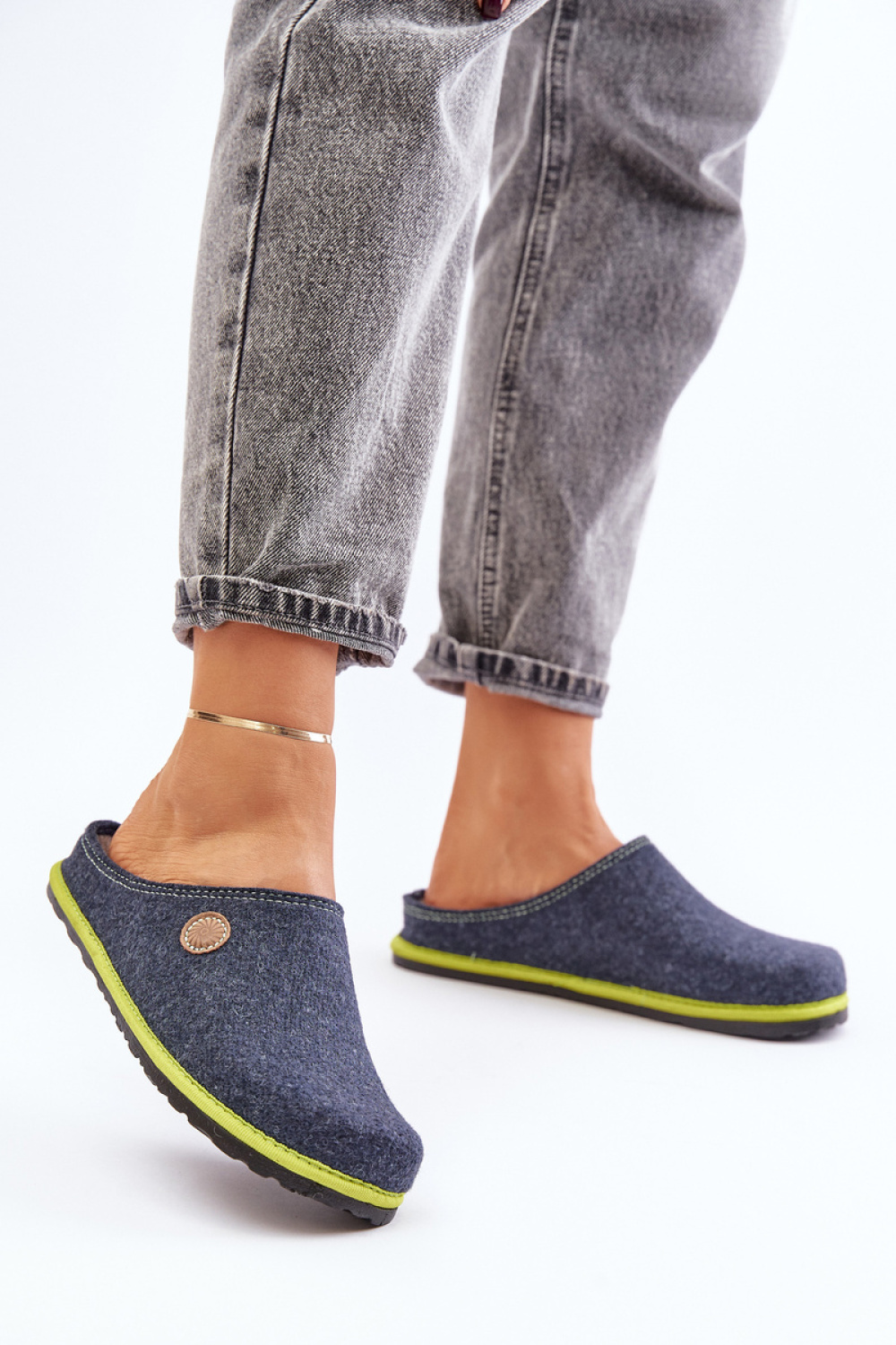  Slippers model 202657 Step in style  navy blue