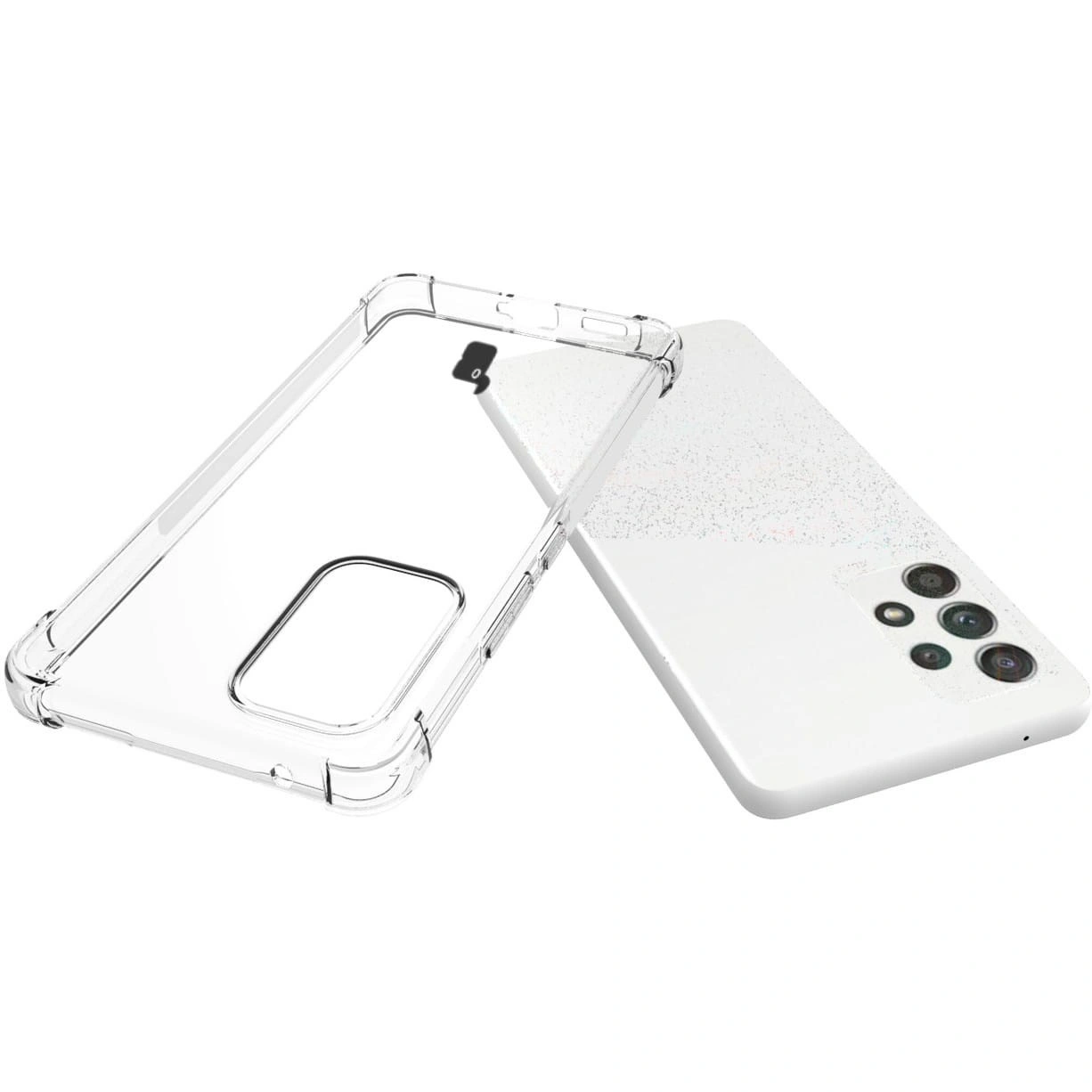 Bizon Case Clear Pack case + 2x screen glass + lens glass Samsung Galaxy A53 5G clear