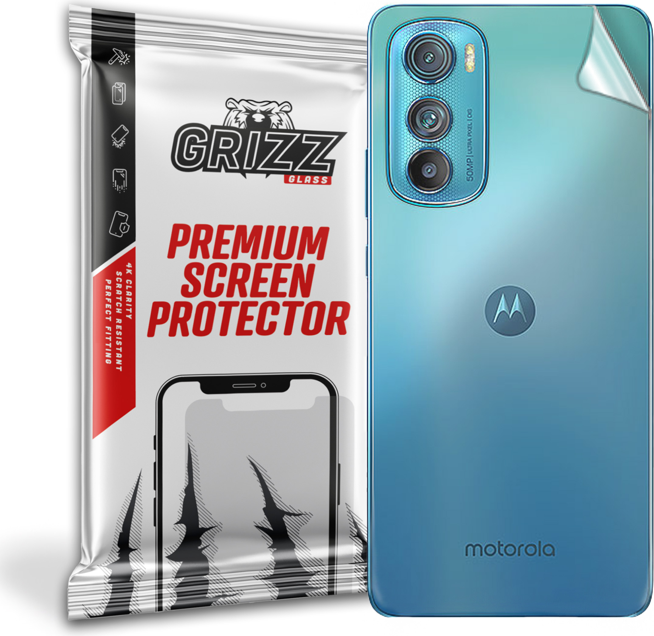 GrizzGlass SatinSkin Motorola Moto Edge 30