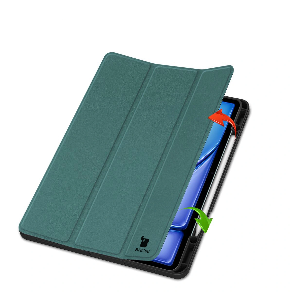 Bizon Case Tab Lizard Apple iPad Air 13" 2024 dark green