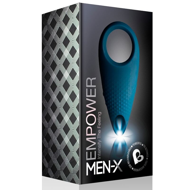 ROCKS-OFF EMPOWER RECHARGEABLE COUPLES' STIMULATOR - BLUE