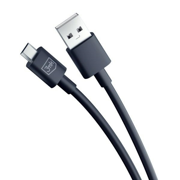 3MK cable Hyper USB-A / microUSB 1.2m 5V 2.4A black