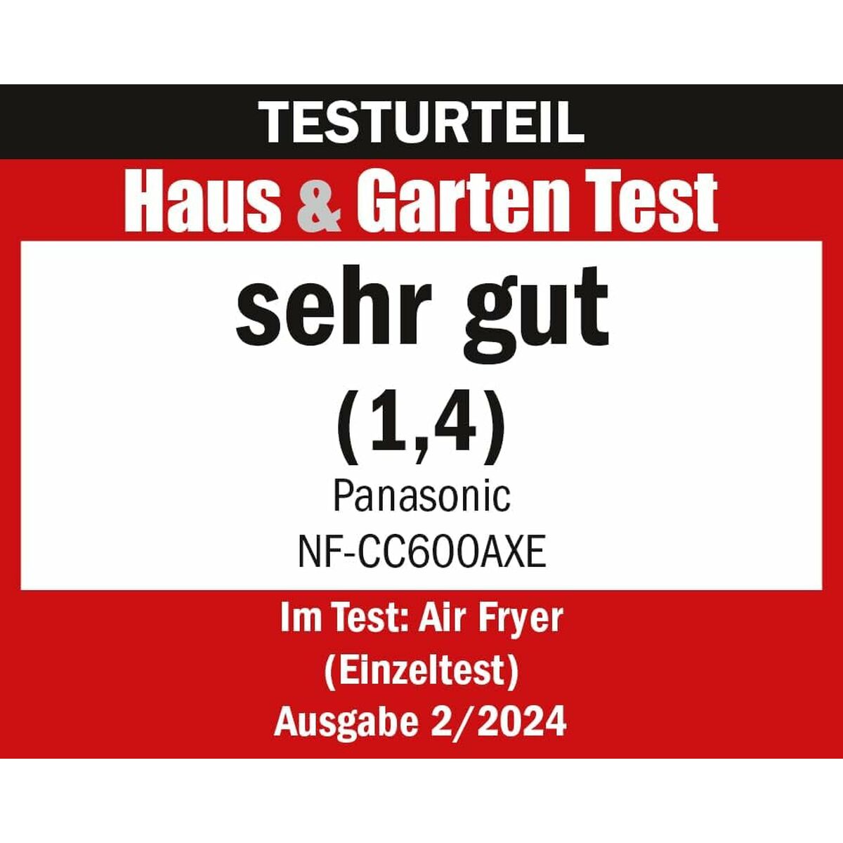 Air Fryer Panasonic NF-CC600AXE 1450 W 6 L