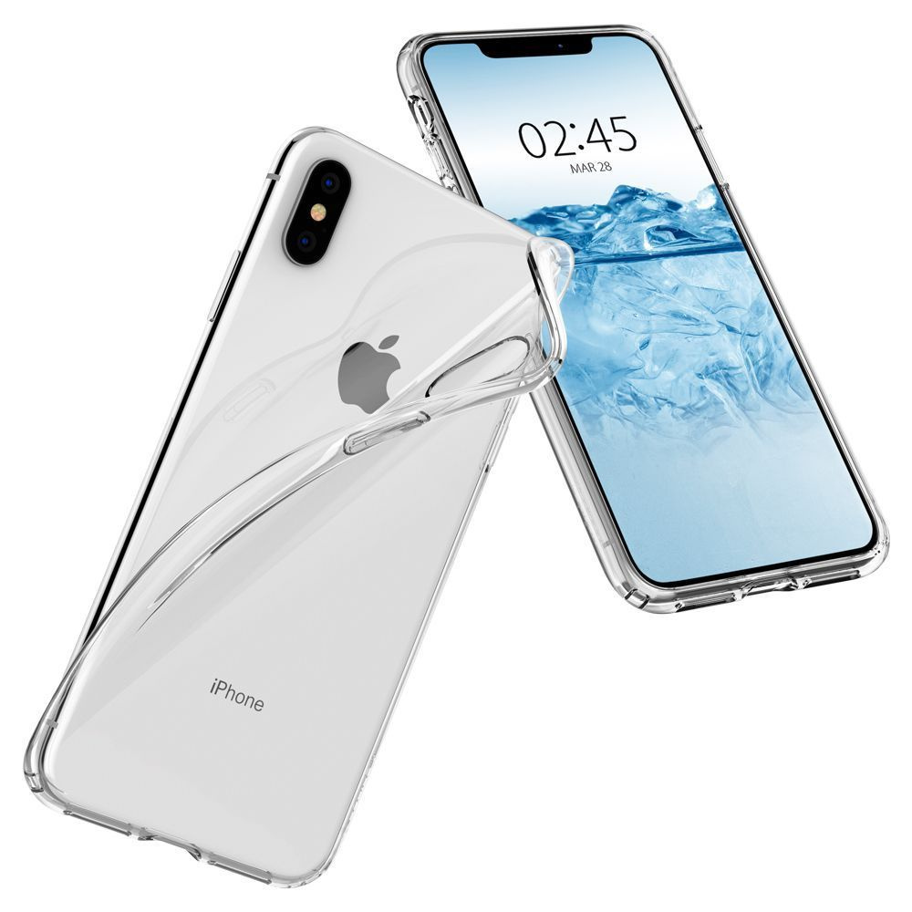 Etui Spigen Liquid Crystal Apple iPhone XS/X Crystal Clear