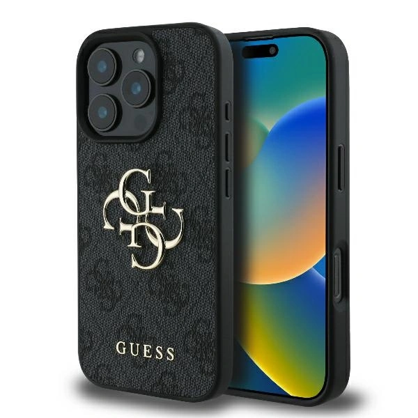 Case Guess GUHCP16X4GMGGR Apple iPhone 16 Pro Max hardcase 4G Big Logo black