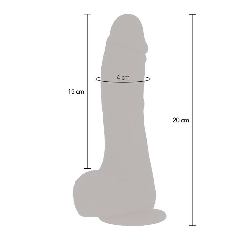 GET REAL - UP&DOWN ROTATING VIBR DILDO SKIN