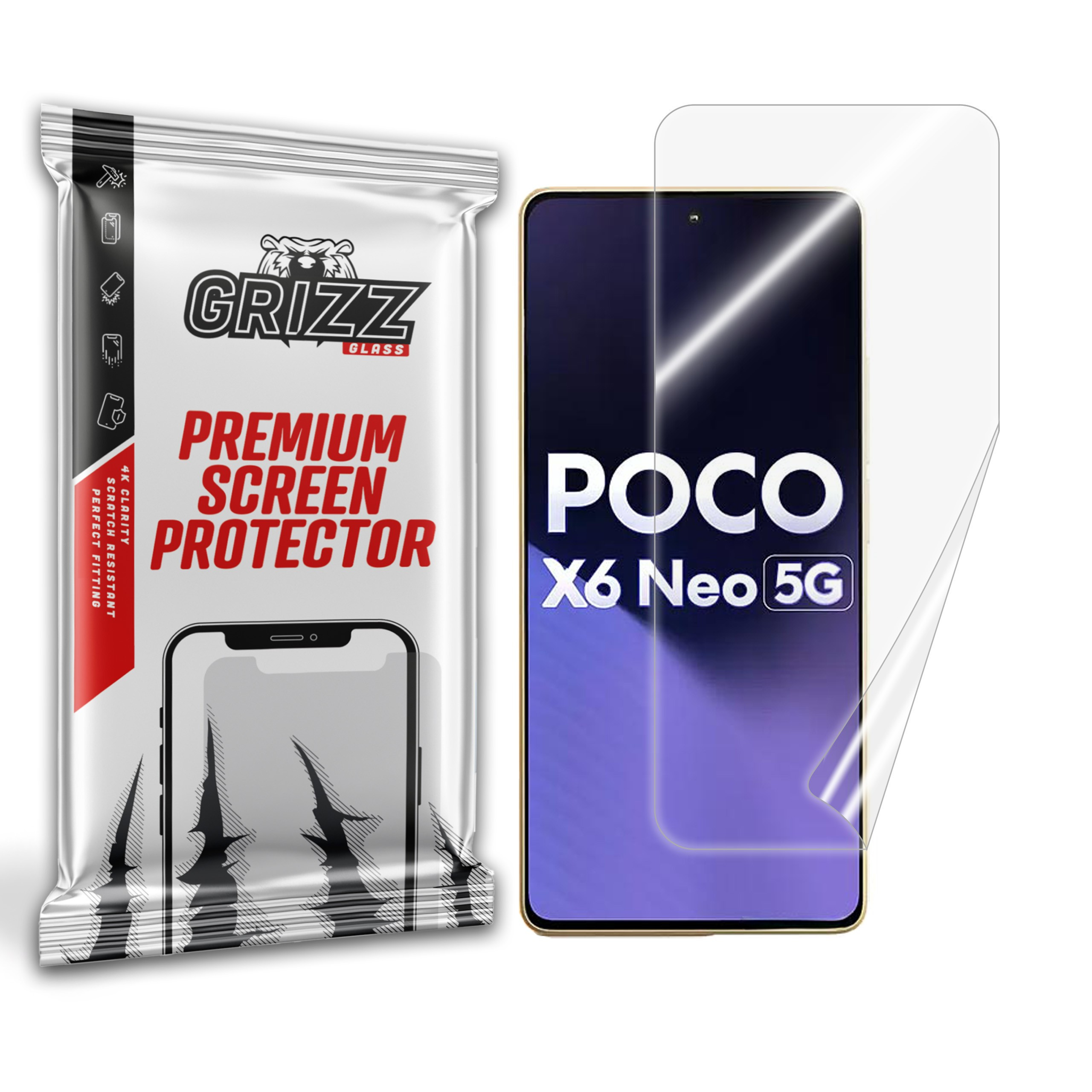 GrizzGlass CeramicFilm Xiaomi Poco X6 Neo