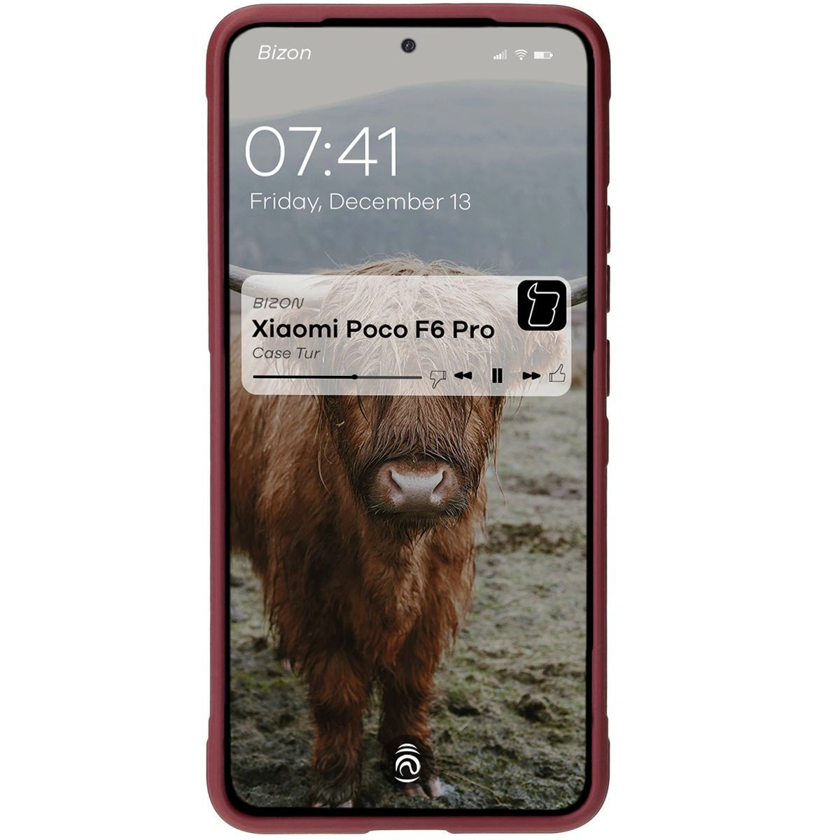 Bizon Case Tur Xiaomi Poco F6 Pro dark purple